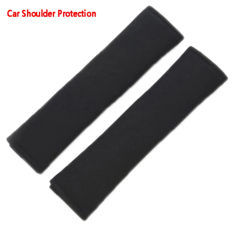 

Hot 2 pcs Car Belt Vehicle Soft Plush Auto Seatbelt Strap Harness Cover Car Safety Seatbelt Shoulder Pads Shoulder Cushions