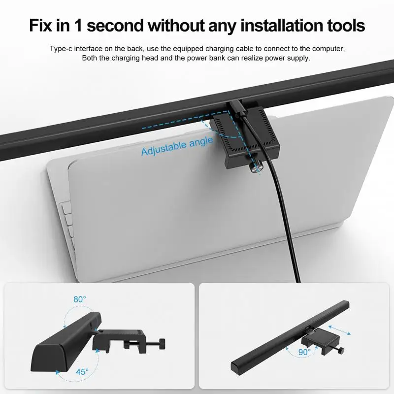 Светодиодная настольная лампа с ЖК-дисплеем подвесной светильник для офиса