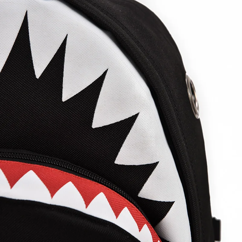 Школьные сумки с объемным рисунком акулы 2 размера школьный рюкзак для детей