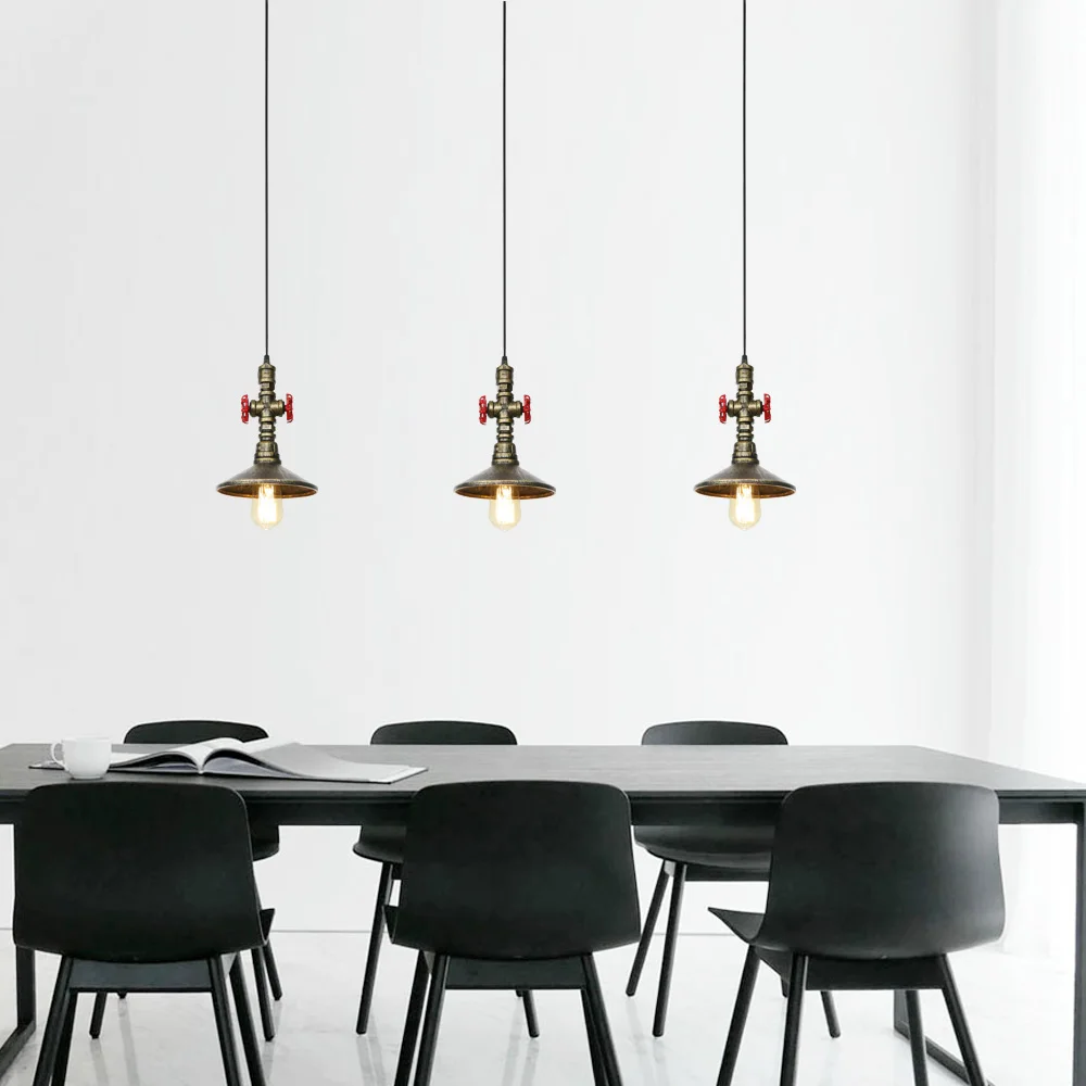 Новинка 2019 ретро подвесной светильник в стиле индастриал железный с водяной