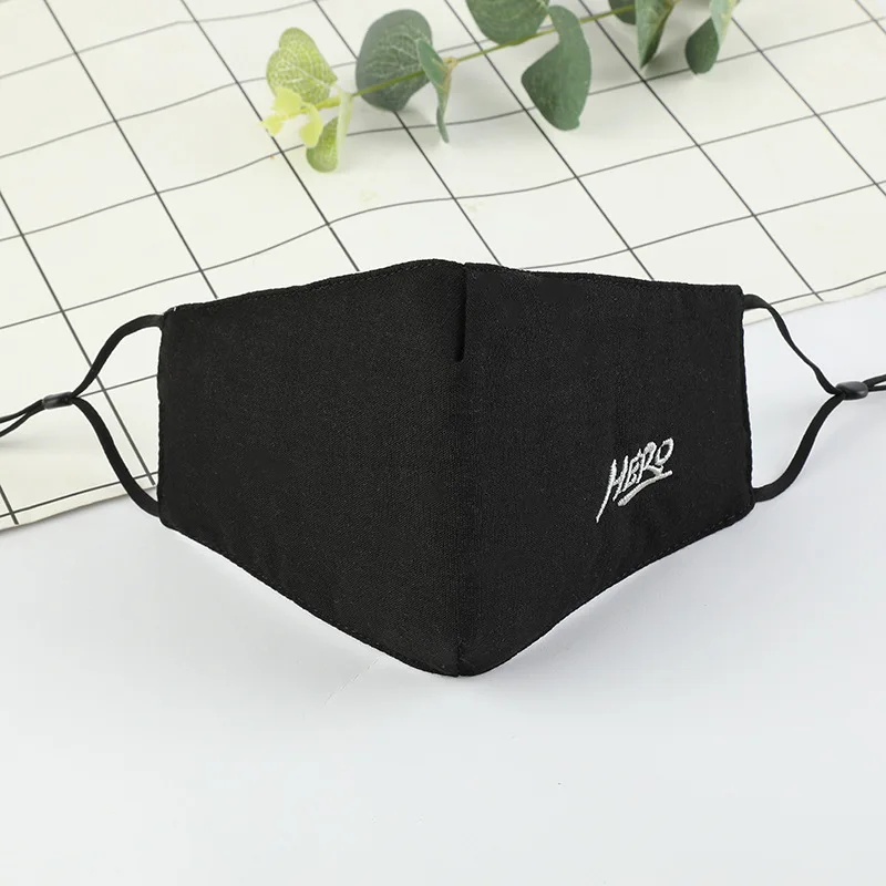 Маски для лица с буквенным принтом 2018 новые дышащие антизагрязняющие маски