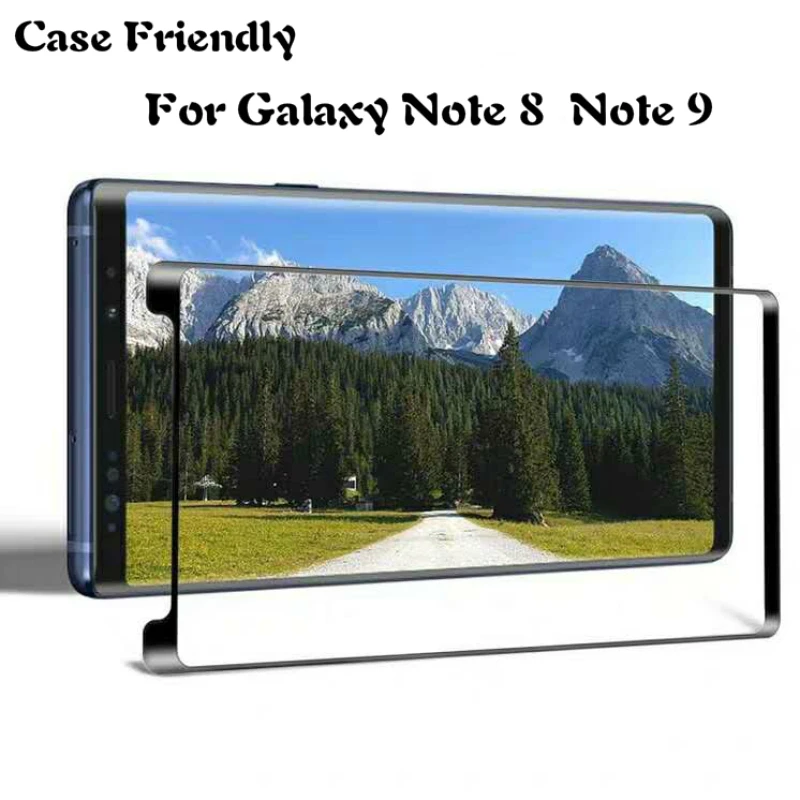 3D закаленное стекло JGKK с полным покрытием для Samsung Galaxy Note 9 8 Защитная пленка