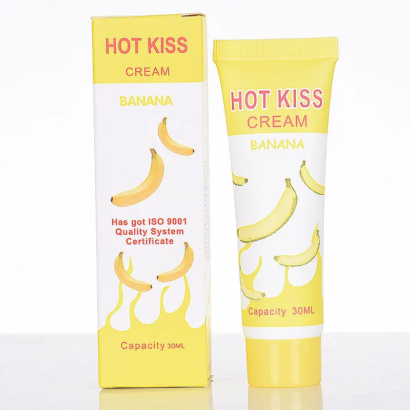 Смазка для тела банан HOT KISS пищевая безопасная смазка ануса массажное масло Love