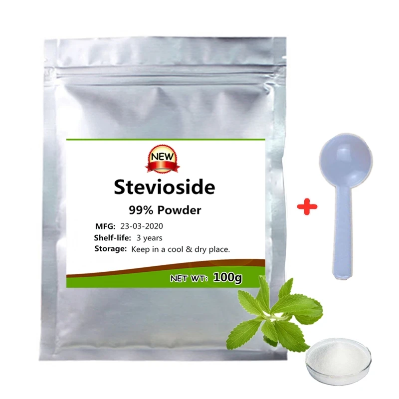 Органический порошок из экстракта стевии премиум класса без калорий натуральный