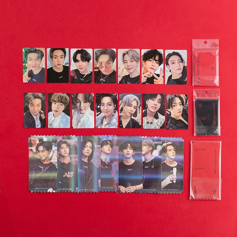 

KPOP Bangtan Boys MOTS ON:E Online Concert DVD Photo Card LOMO HD Photo Card Cosplay gift JIMIN V SUGA JK JIN RM Fan collection