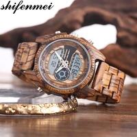 shifenmei wood watch men military sport wristwatch mens quartz watches luxury wooden watch logo customized relogio masculino