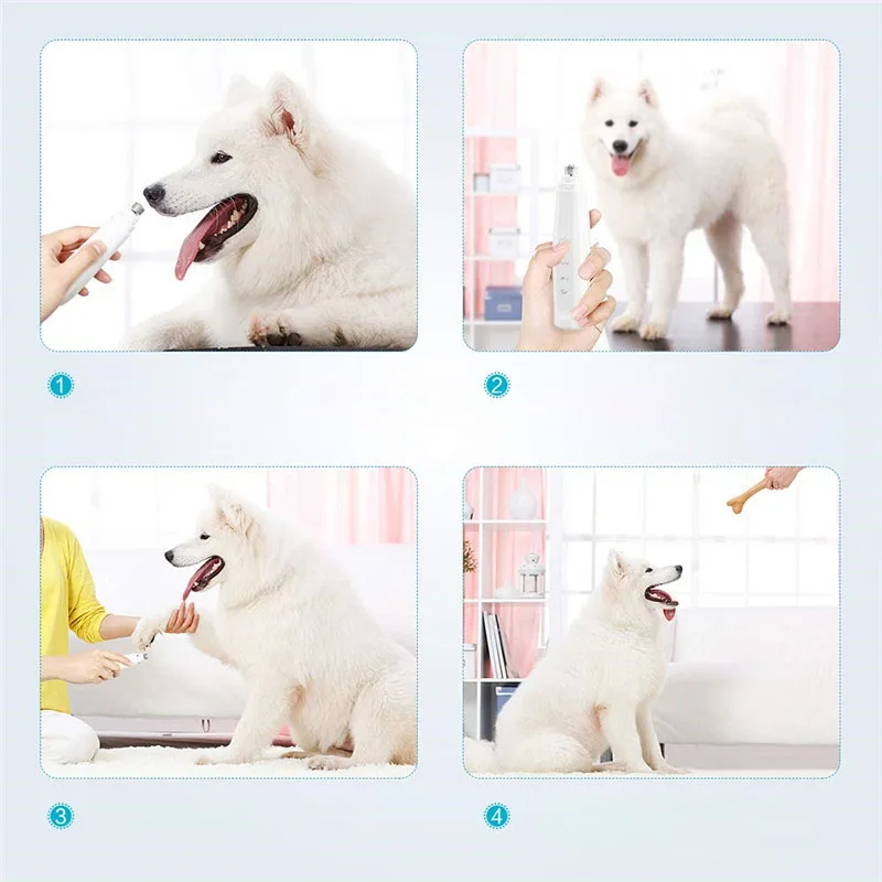 

Pet Supplies Electric Nail Grinder Nail Polisher Dog Cat Nail Clipper USB Charging