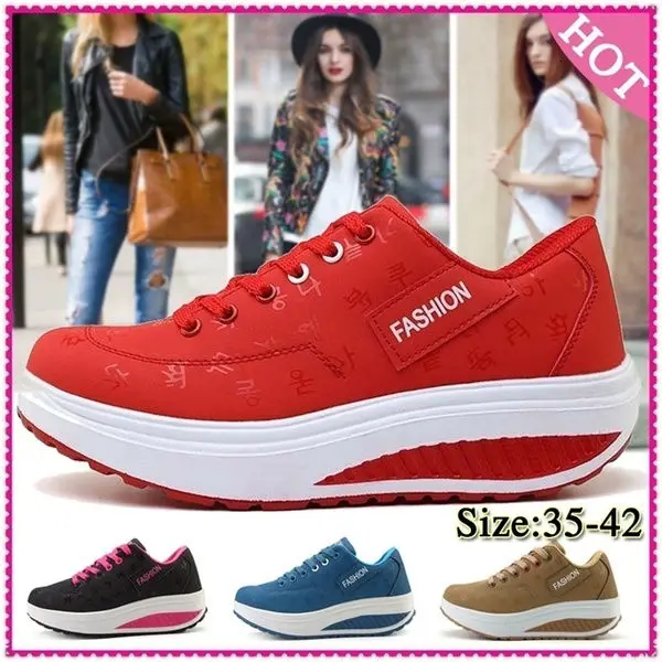 Women Sneakers Mesh Sneakers Casual Shoes Comfortable Thick Sole Flats Platform Shoes Lady Fitness Shoes Casual Platform Sneaker