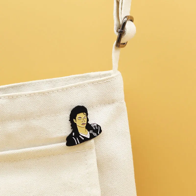 Эмалированные булавки с изображением Майкла Джексона металлические значки для