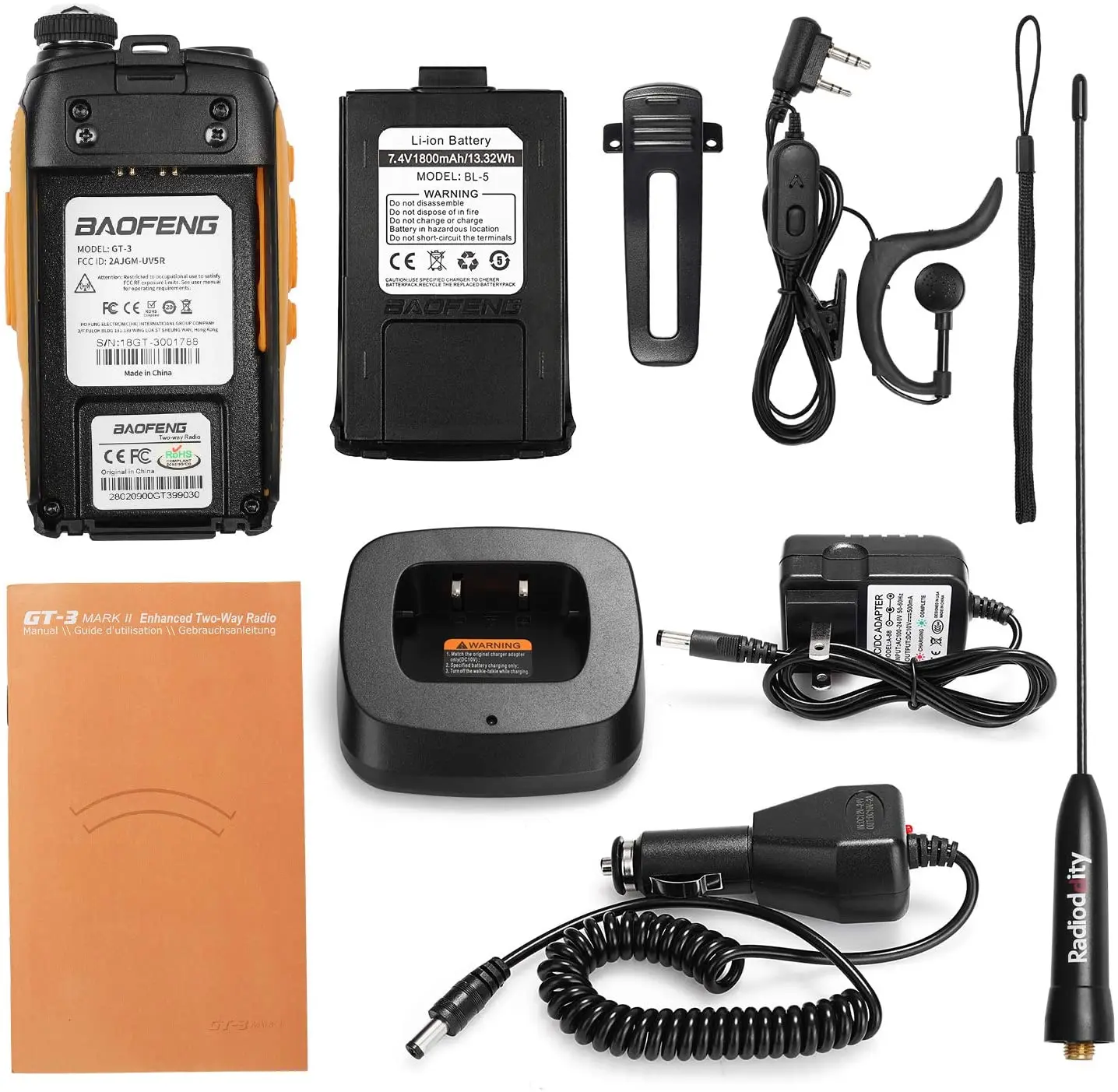 Рация Baofeng Двухдиапазонная FM радио УКВ/УВЧ 136 174/400 520 МГц|walkie talkie|radio walkie talkietwo-way radio |