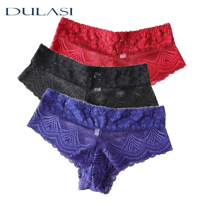 Ультра мягкие женские сексуальные кружевные трусики стринги бесшовные бикини