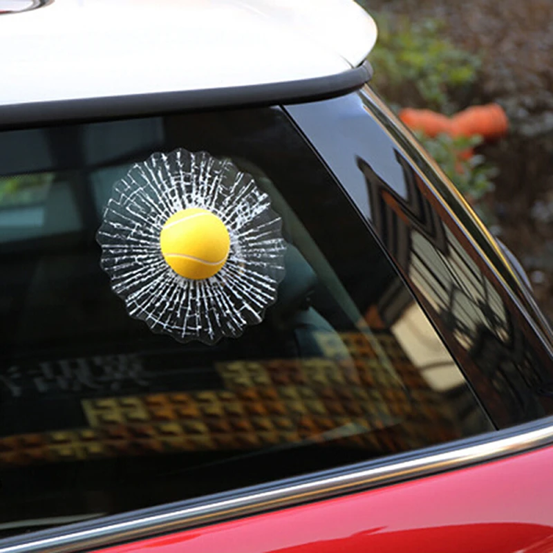 Наклейка на автомобиль 3D Гольф Футбол Баскетбол Теннис Бейсбол украшение кузов