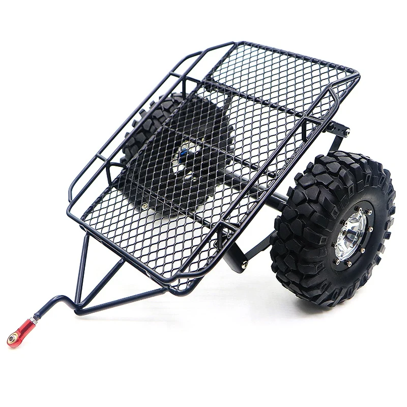 Металлический двухколесный прицеп буксировочный крюк для радиоуправляемого