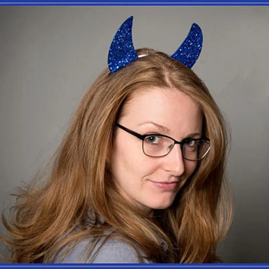 Повязка на голову для Хэллоуина женские аксессуары волос блестящие обручи