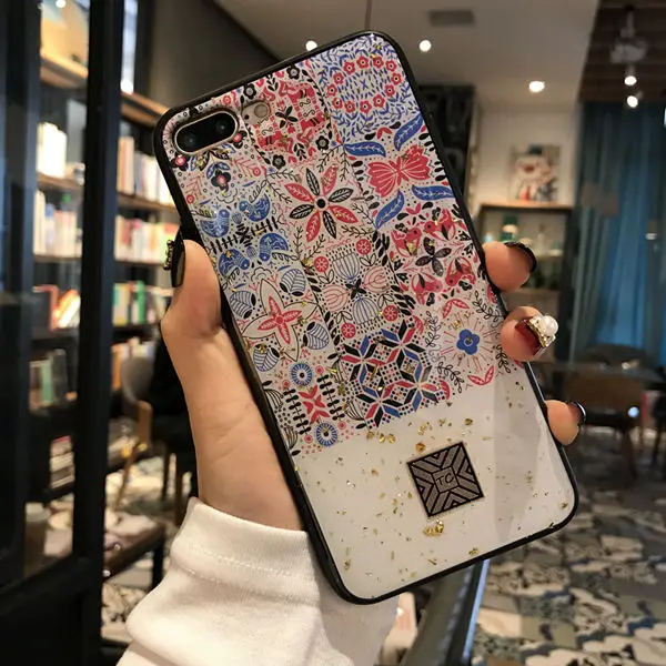 Style I Золотой фольга мрамор Bling чехол для телефона для iPhone 11 pro XS Max XR X TPU гранитный чехол с геометрическим рисунком для iPhone 7 8 6 6s Plus блестящий чехол - Цвет: Style I