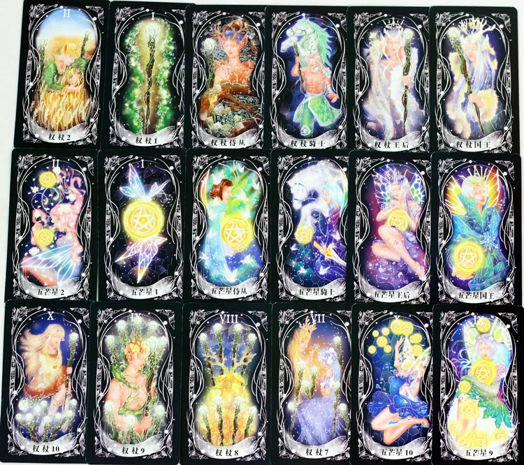 Роскошная версия полного набора Tarot Magic Tarotalo руководство по эксплуатации