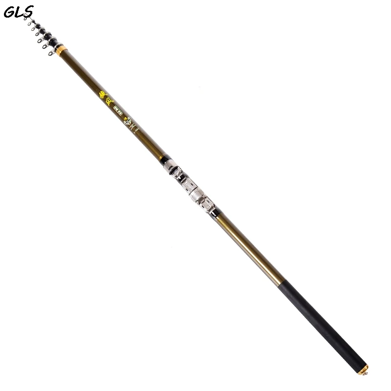 Enlarge 2020 The latest design of Carbon Fishing Pole 2.7M-6.3M Telescopic Lightweight toughness Fishing Rods Rock Fishing Rod