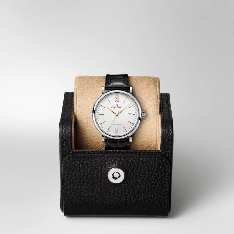 

Luxury New Automatic Mechanical Men Watches Stainless Steel Sapphire Silver White Black Leather Gold Dial Watch 40mm AAA+ Sports