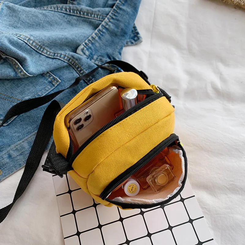 

Canvas Small 2020 Spring and Summer Foreign Style Small Daisy Mobile Phone Bag Female Mini Single Shoulder Messenger Female Bag