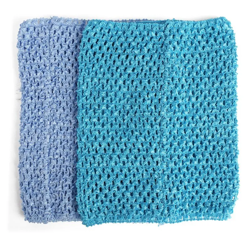 

4x Tube Top for Girl Child Tutu Dress Hook Material 9 inch Blue & Black White