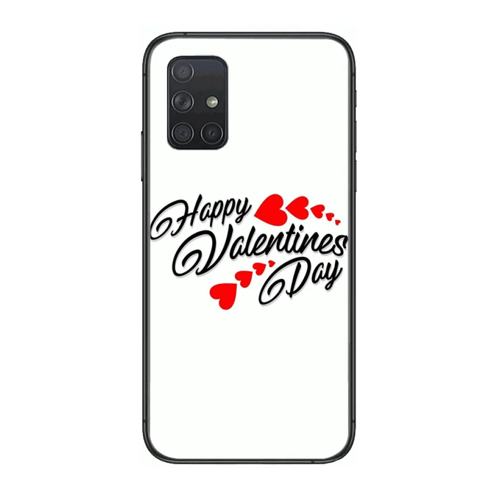 

Italy V-VLTN Luxury Brand Phone Case Hull For Samsung Galaxy A 50 51 20 71 70 40 30 10 E 4G 5G S Black Shell Art Cell Cover