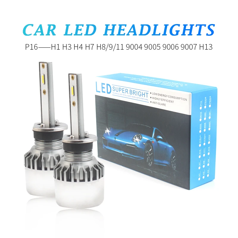 H4 h1 h11 h7 h3 h8 luces led para Автомобильная фара автомобильная светодиодная лампа farol de milha