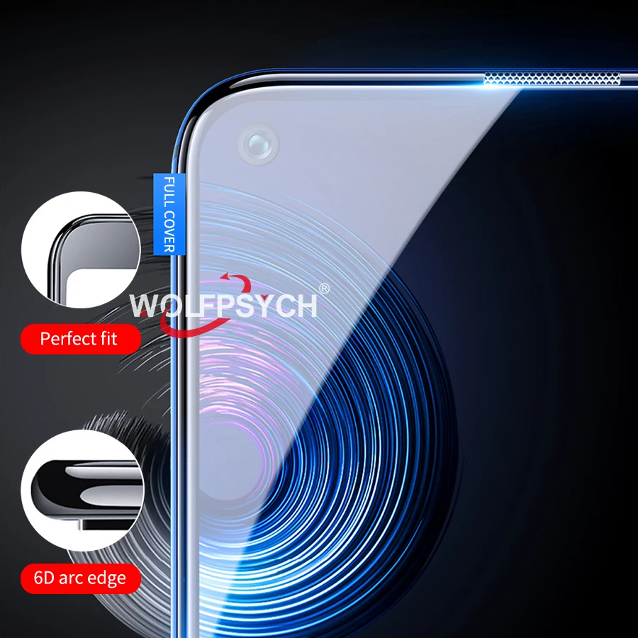 6D полное клеевое покрытие из закаленного стекла для huawei Honor 9X Pro 8X View 20 P30 Lite mate 20 P Smart Plus Nova 3 Защита экрана