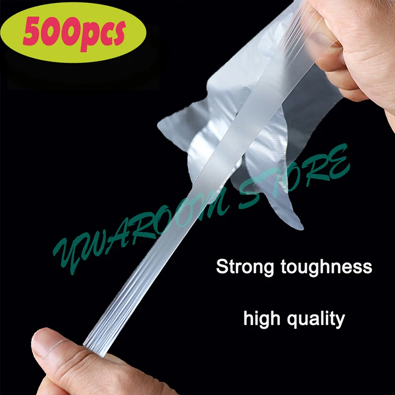 Высококачественные одноразовые перчатки без пальцев 100/300/500 шт. прозрачные