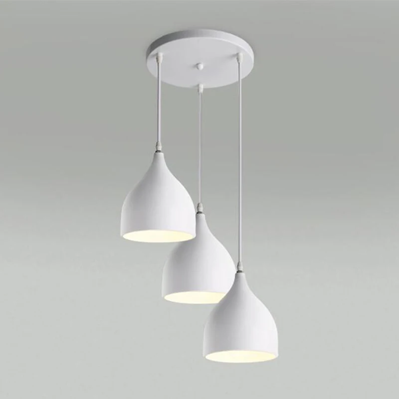 Moderno de aluminio LED colgante luces Industrial lámpara de cocina nórdica luminaria comedor restaurante suspensión iluminación
