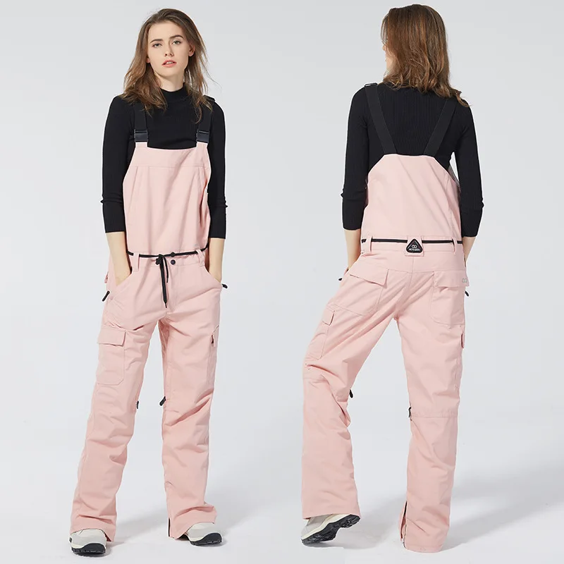 Зимние теплые женские и мужские водонепроницаемые штаны для снега ветрозащитные