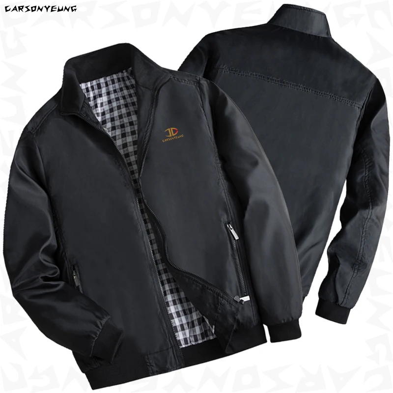 

Men's Fashion Jackets & Coats High Quality Men's Bomber Zipper Jacket Male Casual Streetwear Slim Fit Pilot Coat Men Clothing