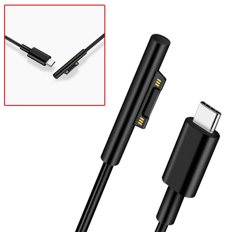 1.5M USB C Charging Cable 12V Built-In PTC Protect Compatible for Surface Pro 3/4 | Электроника