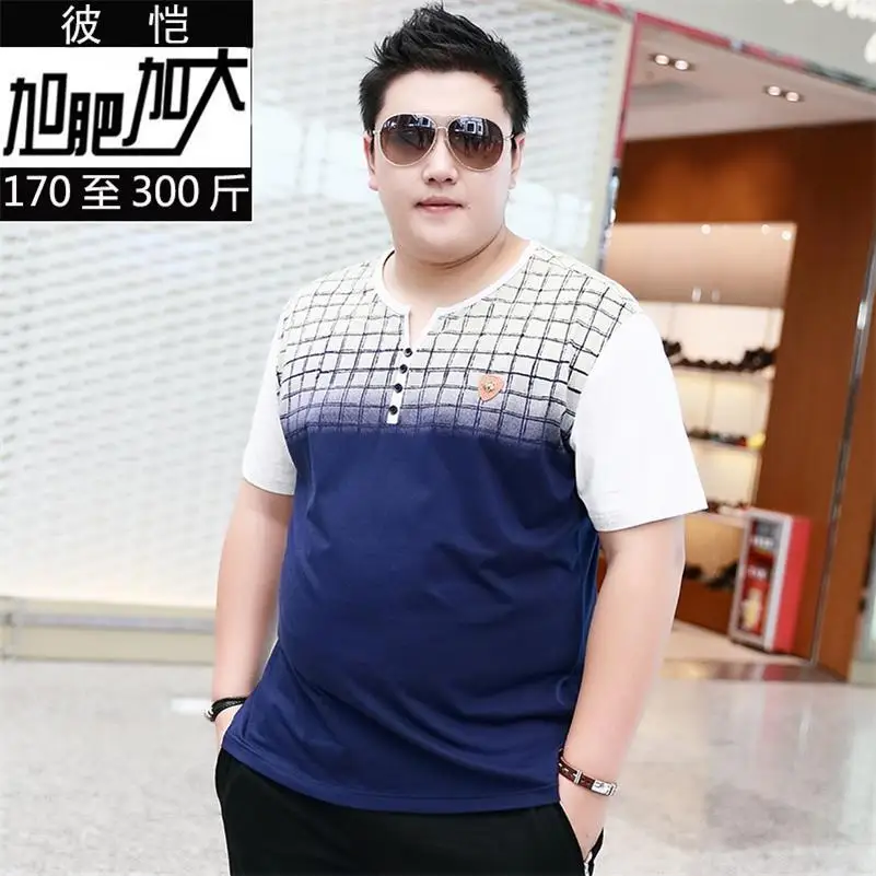 Плюс 10XL 8XL 6XL 5XL 4X Дизайнерская мужская футболка Свободная с v-образным вырезом