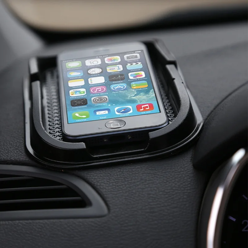 

car phone holder magnet sticker organizer box mobile phone accessories suction Multi-Functional Nano Rubber Pad Car Mount