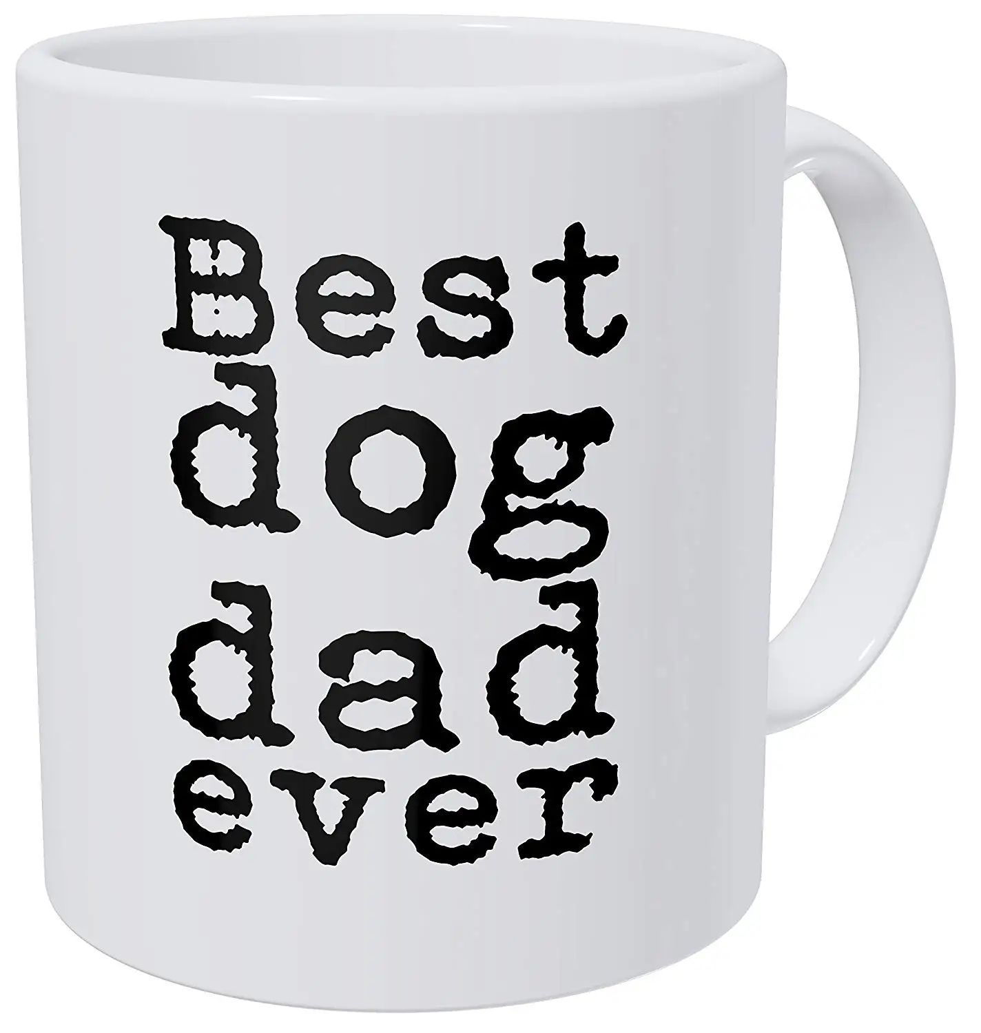 Забавная кофейная кружка Best Dog Dad Ever 11 унций | Дом и сад