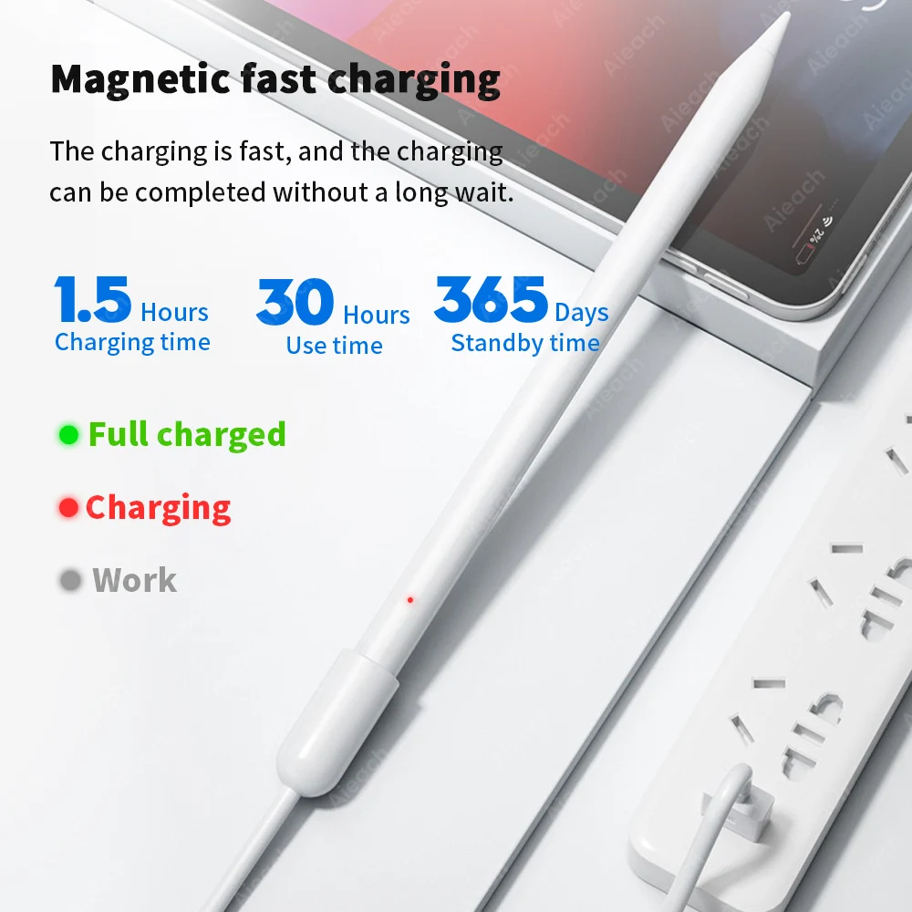 Фото Стилус для iPad карандаш Apple Pen 21th Gen стилус рисования с отклонением от ладони Стилус для iPad карандаш Apple Pen 21th Gen стилус рисования с отклонением от ладони