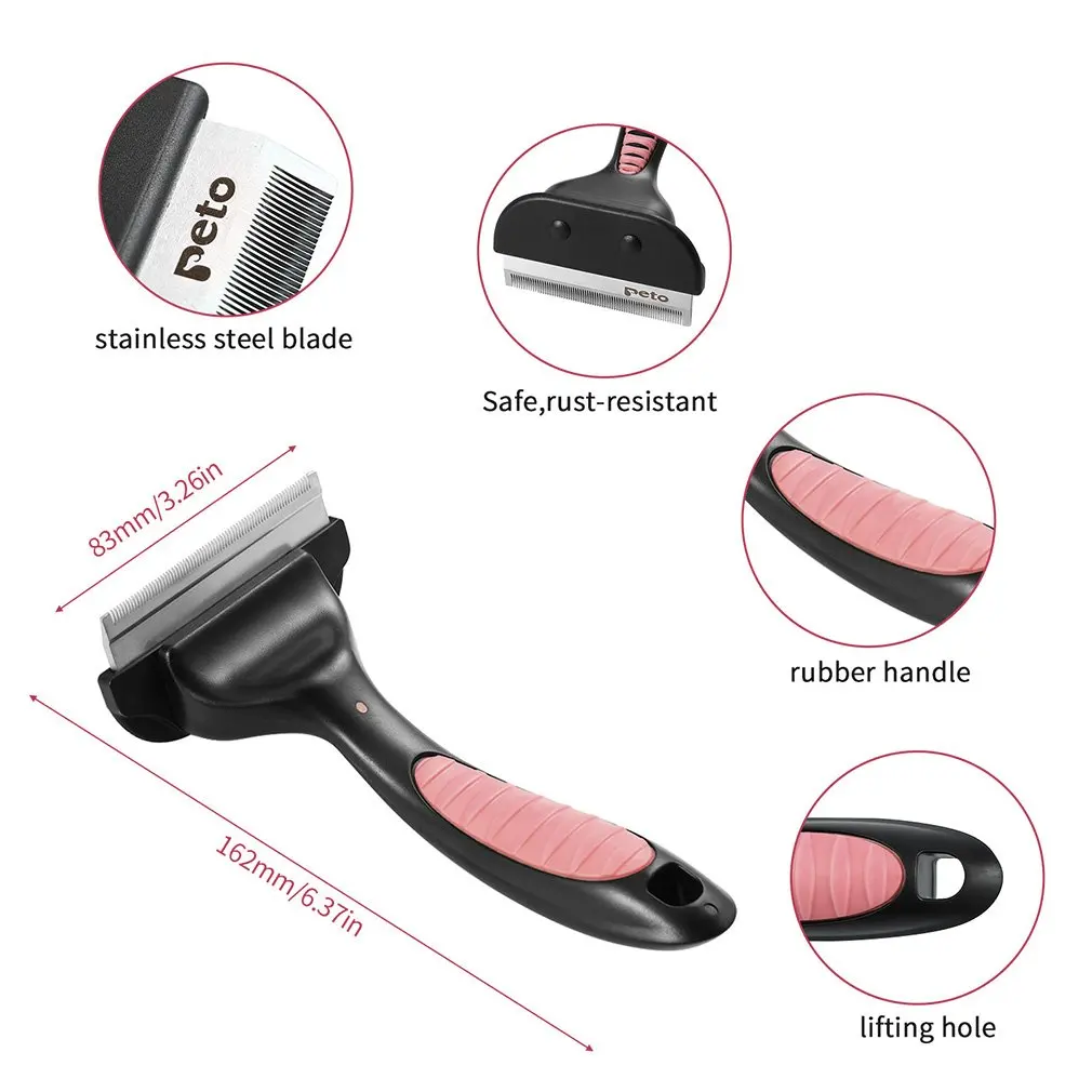 Профессиональная Выцветшая расческа для волос домашних животных собак кошек