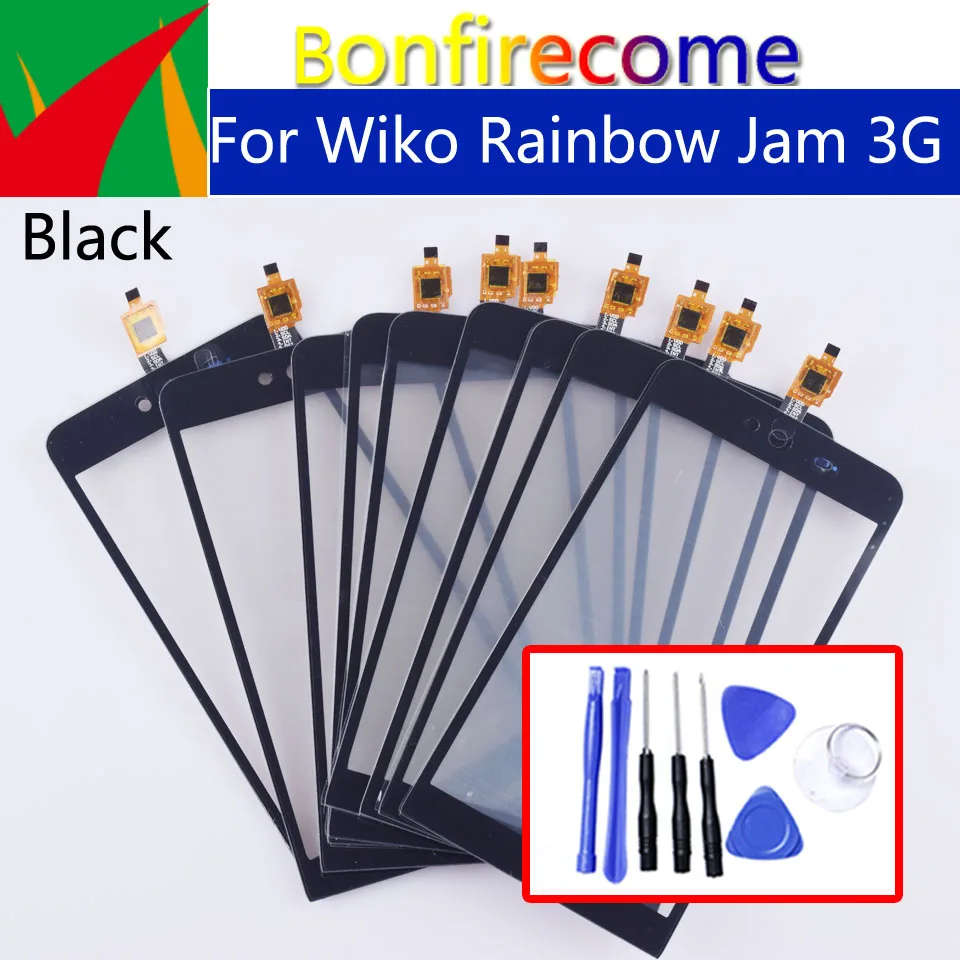

5.0" Touchscreen For Wiko Rainbow Jam 3G Touch Screen Panel Sensor Digitizer Glass NO LCD Replacement Parts
