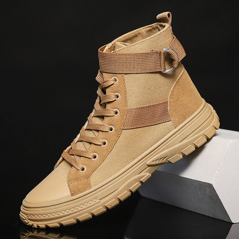 2019 популярные мужские ботинки модные теплые зимние мужская обувь Осенняя