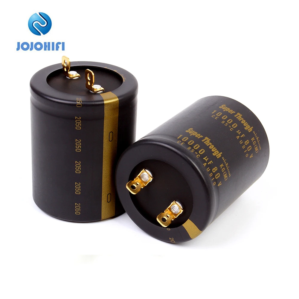 

Nichicon 10000UF 80V 63x80mm Type III KG Super Through Pitch 25mm 80V/10000UF Electrolytic Capacitor Gold-plated Copper Feet