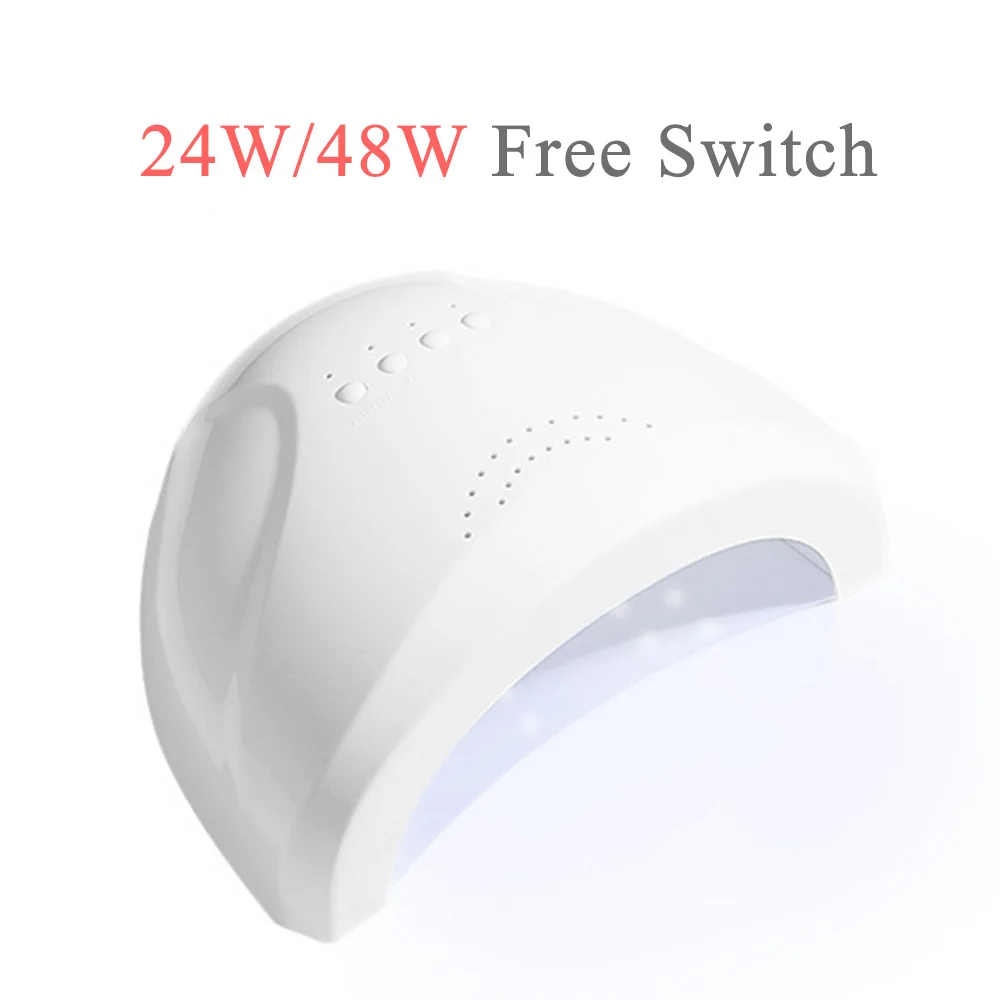48 Вт УФ Гелевая лампа Быстросохнущий сенсор Сушилка для ногтей лак инструменты