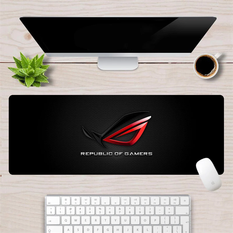 Большой скоростной игровой коврик для мыши Asus Otaku 80x30 см прочный резиновый