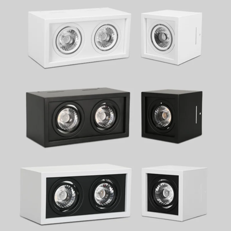 Супер Яркость AC 85 230V площадь поверхностного монтажа светодиодный COB СИД Dimmable вниз