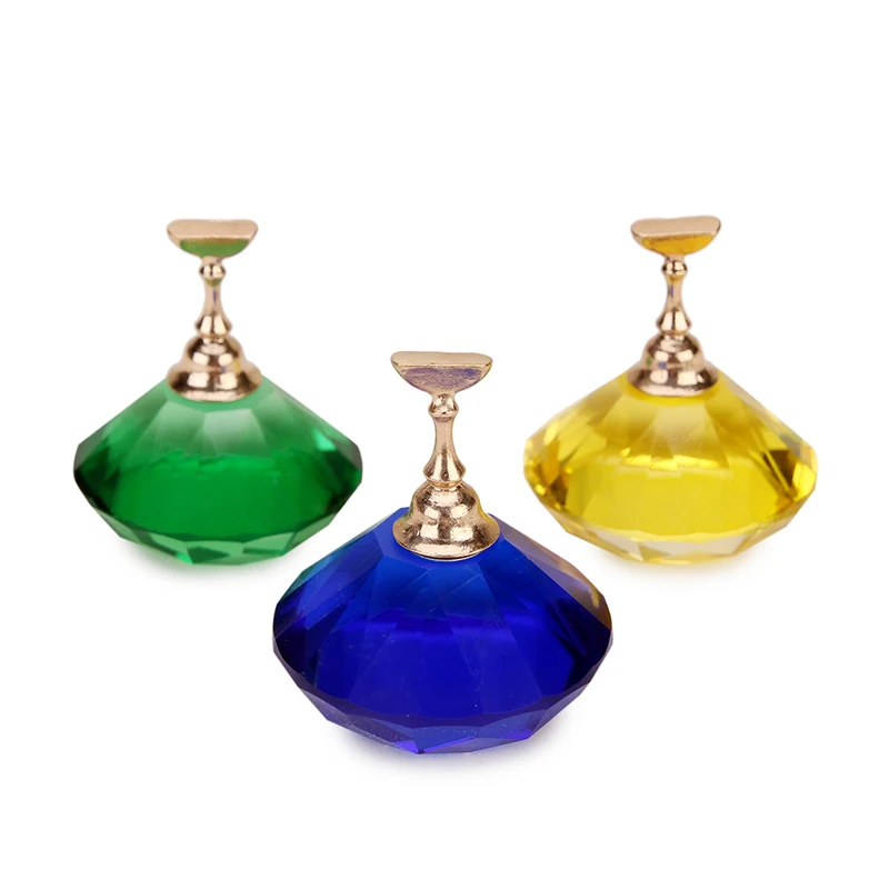 Магнитный держатель для ногтей с кристаллами 1 шт. + 5 наконечников из сплава