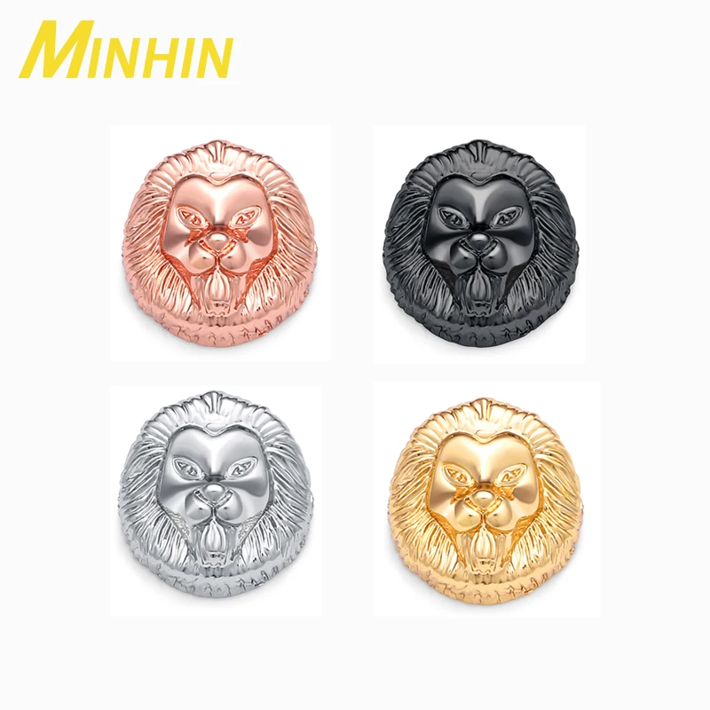 3 шт., медные бусины-разделители в форме головы