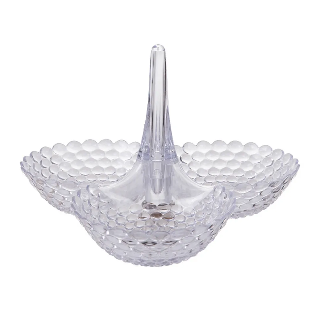 Творческая Фруктовая тарелка с мульти Слои накладывается конфетная Сухофрукты