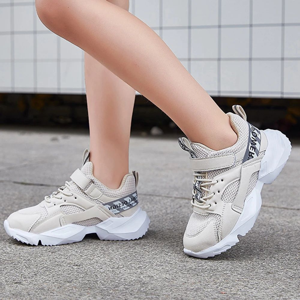 Детские кроссовки для бега девочек и мальчиков дышащие повседневные коллекция