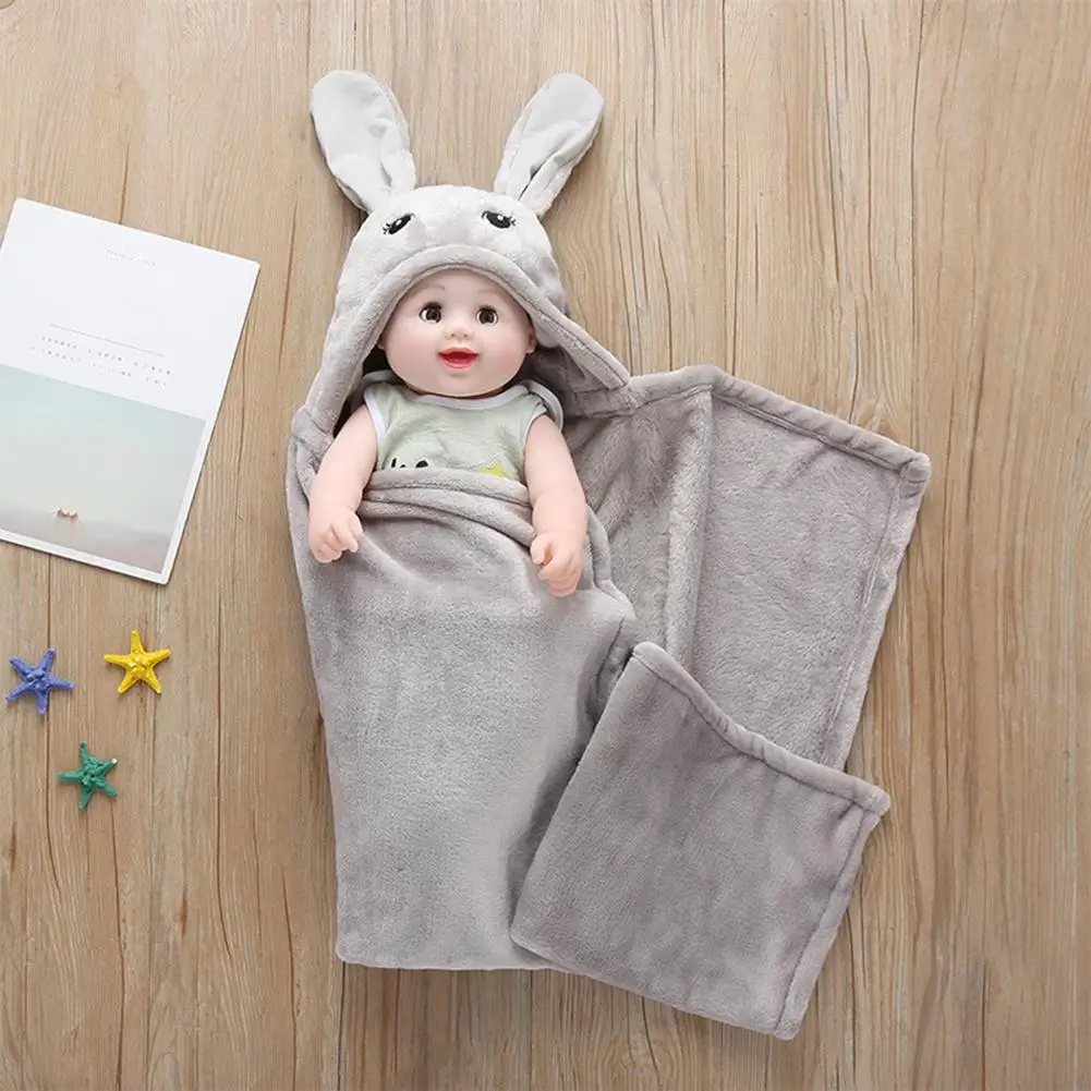 

Cute Plush Blanket Quilt Baby Swaddle Thicken Sleeping Bag Infant Winter Baby Sleeping Winter Thicken Bag Knit Slaapzak Envelope
