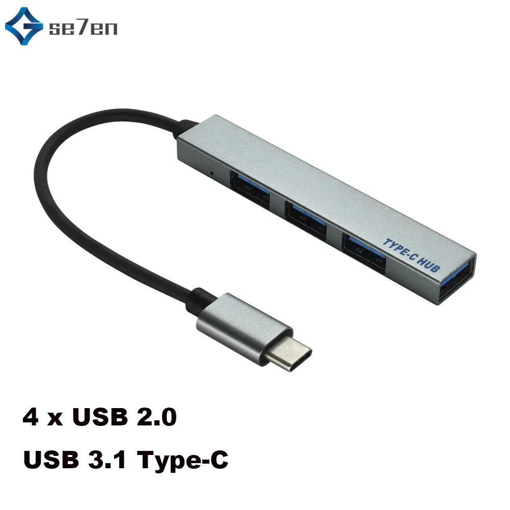 Мульти usb 3 0 2 тип c концентратор 4 порта адаптер сплиттер интерфейс питания Для iMac