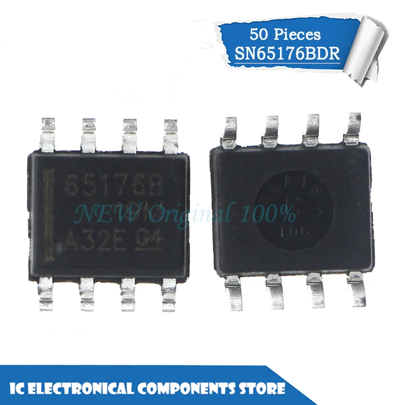 

New original SN65176BDR SN65176BD 65176B SOP-8 IC 50pcs/lot